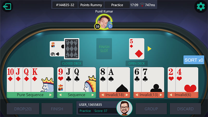 EvoRummy Gameplay Screenshot 3